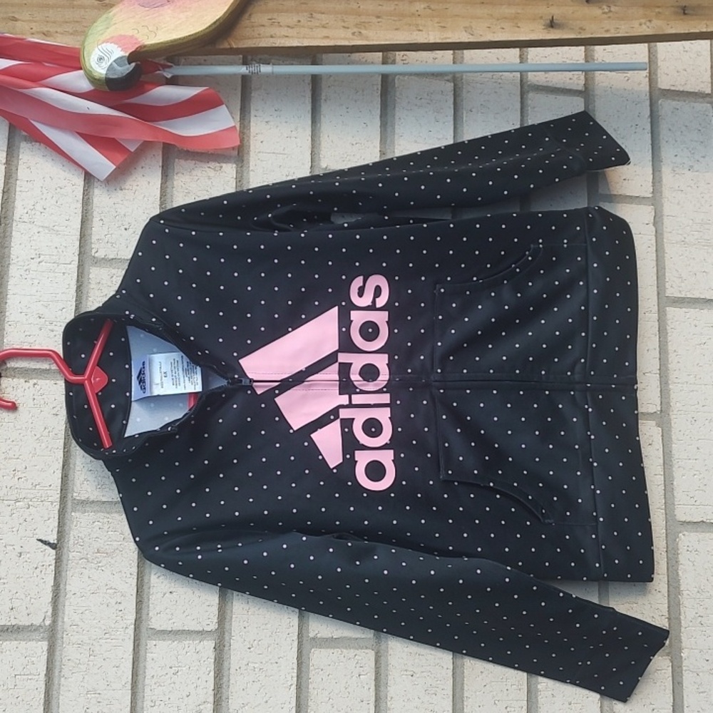 Adidas Hoodie/Pink Dots - Picture 8 of 11